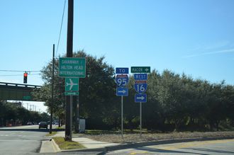 MLK Blvd south at I-16 - Savannah, GA