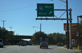 MLK Blvd south at I-16 - Savannah, GA - 2014