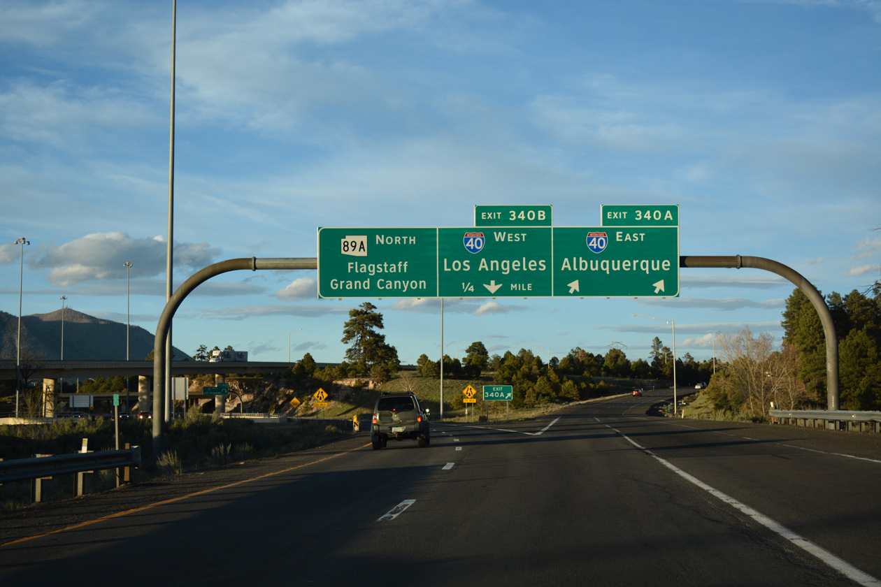 I-17/SR 89A north at I-40 - Flagstaff, AZ