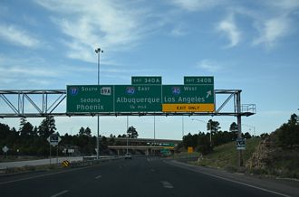 I-17/SR 89A south at I-40 - Flagstaff, AZ
