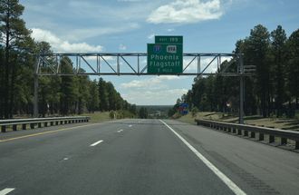 I-40 east at I-17/SR 89A - Flagstaff, AZ