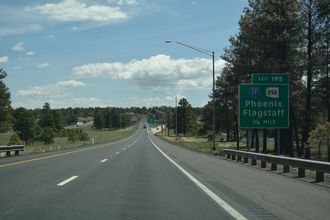 I-40 east at I-17/SR 89A - Flagstaff, AZ