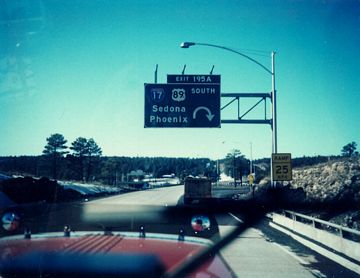 I-40 west at I-17/US 89 - 1988