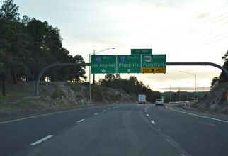 I-40 west at I-17/SR 89A - Flagstaff, AZ