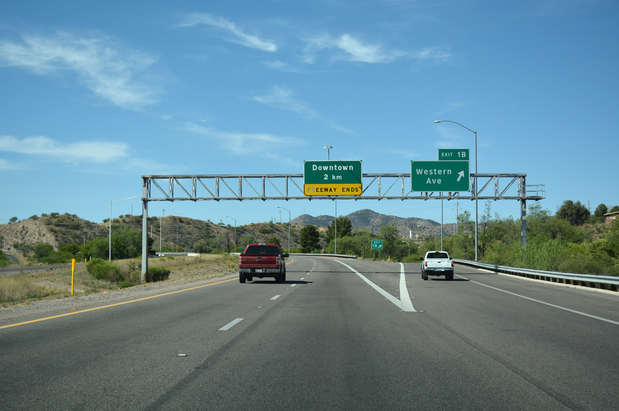 I-19 south at Western Av - Nogales, AZ