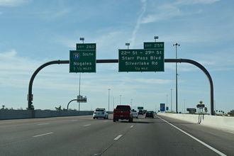 I-10 east at I-19 - Tuscon, AZ