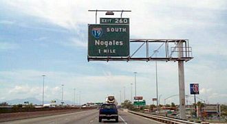 I-10 east at I-19 - 2001