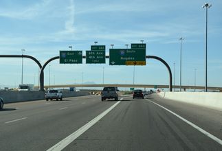 I-10 East at Interstate 19 in Tucson, Arizona