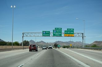I-10 west at I-19 - Tuscon, AZ