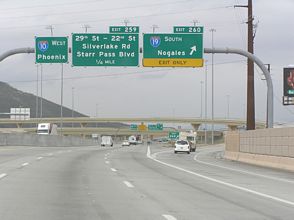 I-10 west at I-19 - 2005