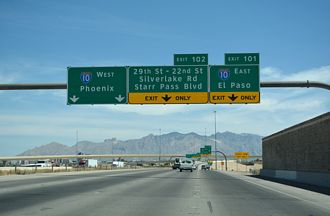 I-19 north at I-10 - Tuscon, AZ