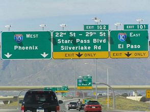 I-19 north at I-10 - 2005