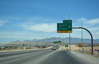I-19 north at I-10 - Tuscon, AZ