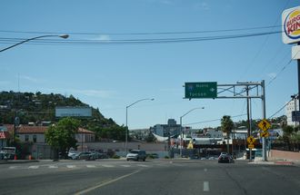 Sonoita Av south at Compound St / I-19 - Nogales, AZ