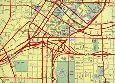 Downtown Altanta, 1984 Map