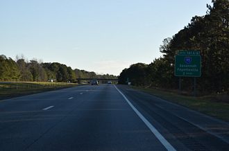 I-20 east two miles from Interstate 95