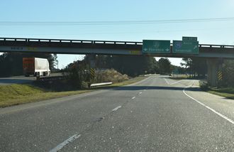 I-20 East at I-95 in Florence, South Carolina