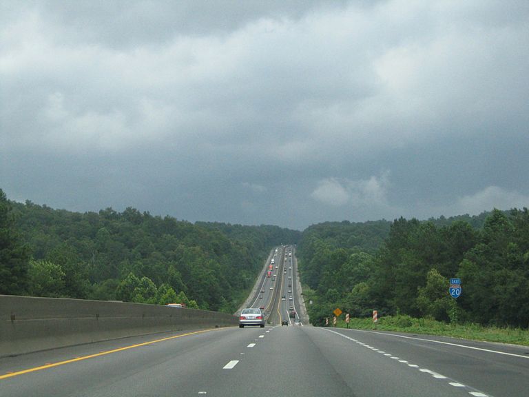 I-20 East near Cook Springs, AL