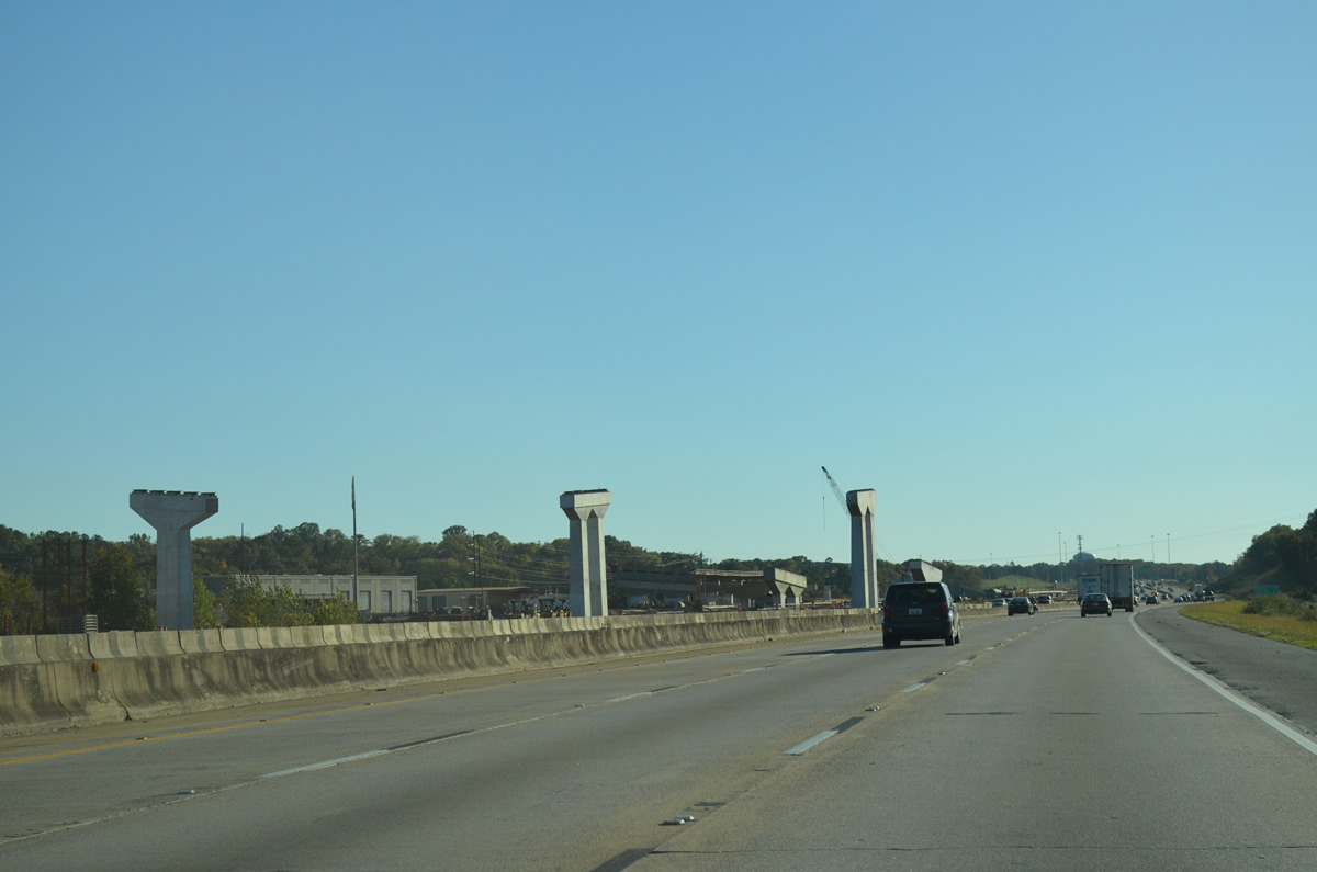 I-22/65 interchange construction - 2012
