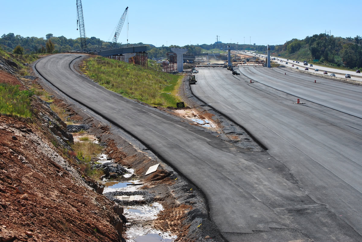 I-22/65 interchange construction - 2012