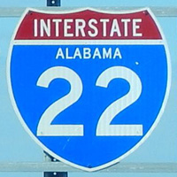 Interstate 22 shield representation