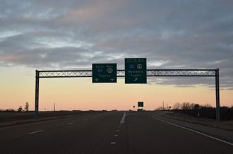 I-269 south at the c/d roadway for I-22 east and U.S. 78