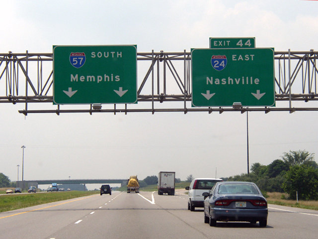 I-57 south at I-24 - 2003