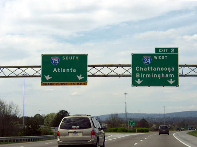 I-75 south at I-24 - 2003