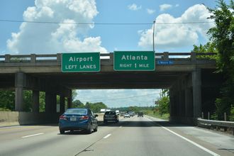 I-24 east at I-75 - Chattanooga, TN