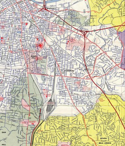 Central Nashville, Tennessee – 1969