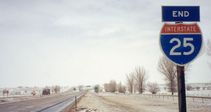 I-25 north at I-90 - 2001