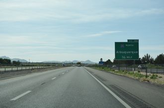 I-10 east at I-25 - Las Cruces, New Mexico