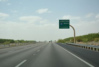 I-10 west at I-25 - Las Cruces, New Mexico