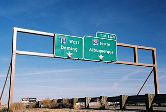 I-10 west at I-25 - 2000