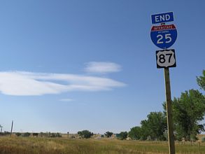 I-25 north end - Buffalo, Wyoming