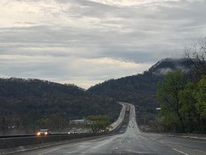 I-26/US 23 east at Holston River South Fork, Kingsport, TN