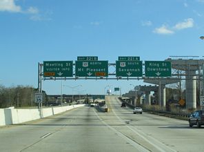 I-26 east at US 17 - 2004