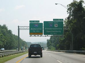 I-40 east at I-26/240 - 2003