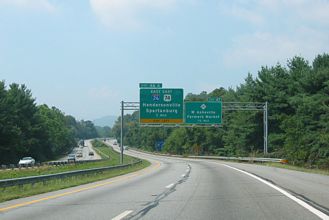 I-40 west at NC 191/I-26 - 2003