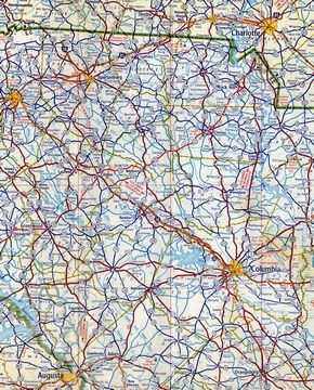 Significant portions of Interstate 26 were already under construction throughout South Carolina by 1960.