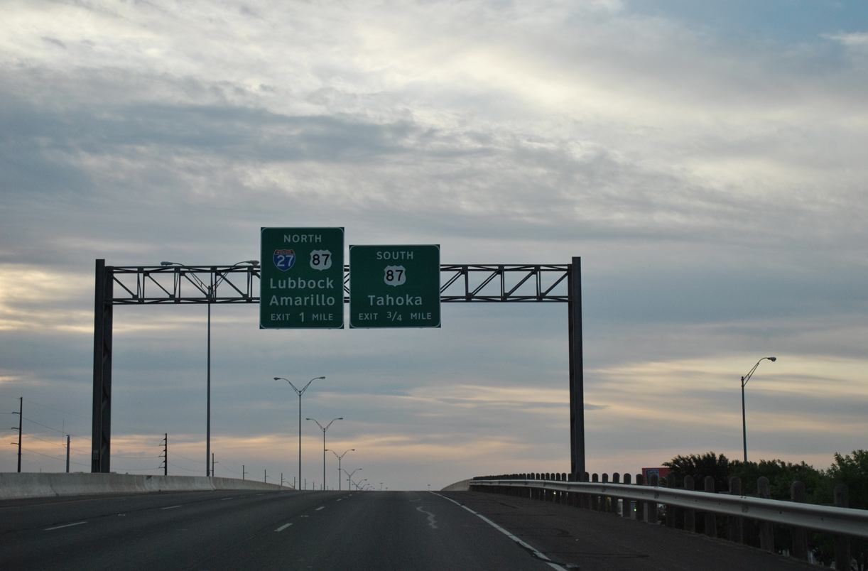 SL 289 east at IH 27/US 87 - Lubbock, TX