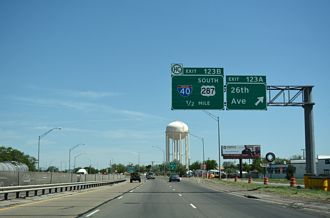 IH 27/US 60-87 north at IH 40/US 287 - Amarillo, TX