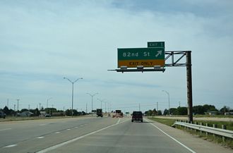 IH 27/US 87 south at 82nd St - Lubbock, TX