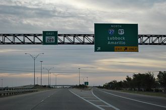 SL 289 east at IH 27/US 87 - Lubbock, TX