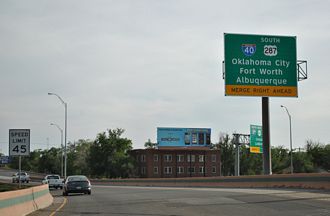 US 60/87 south at IH 27/40 - Amarillo, TX