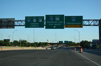 US 60-87-287 south at IH 27/40 - Amarillo, TX