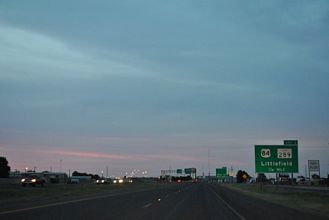 US 87 north at IH 27 - Lubbock, TX