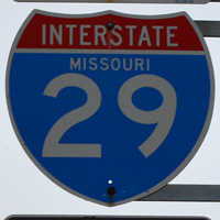 Interstate 29 shield representation