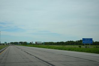 I-29 north at Canadian Border