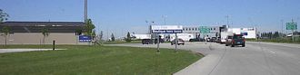 I-29 north at Canadian Border